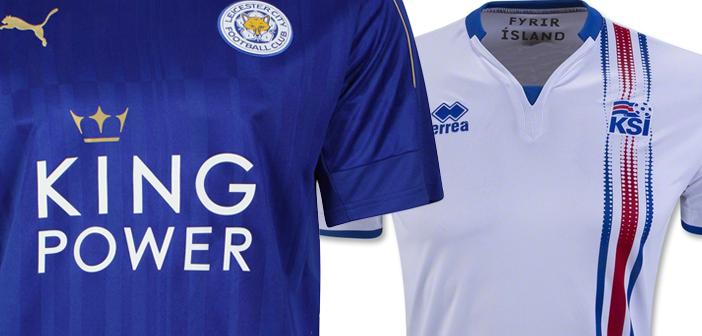 Iceland and Leicester City Official Team Jerseys